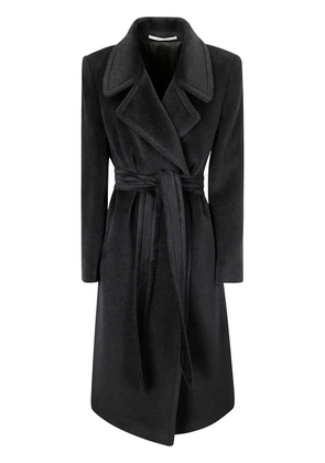 Tagliatore belted trench coat - Black