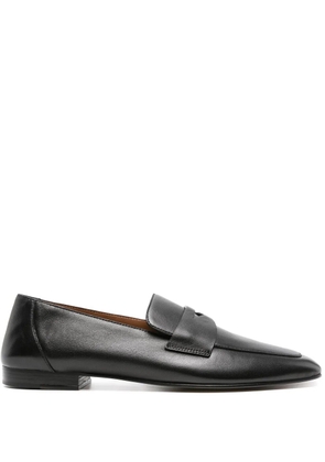 Le Monde Beryl Soft Placket leather loafers - Black