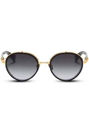 Balmain Eyewear round tinted sunglasses - Black