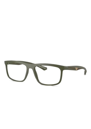 Emporio Armani square-frame glasses - Green