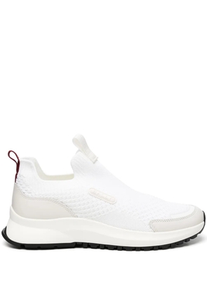 Bally Outline logo-patch sneakers - White