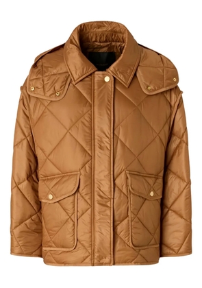 PINKO quilted hooded jacket - Brown