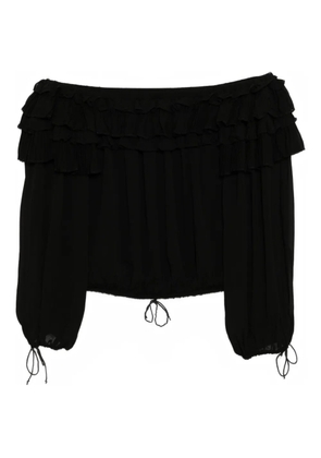 Cynthia Rowley ruffled blouse - Black