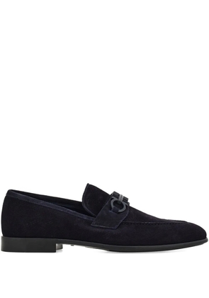 Ferragamo Gancini-buckle loafers - Blue