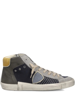 Philippe Model Paris Prsx panelled high-top sneakers - Grey