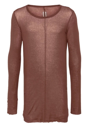 Rick Owens Porterville long-sleeved T-shirt - Brown