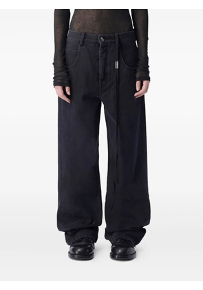 Ann Demeulemeester wide-leg high-rise jeans - Grey