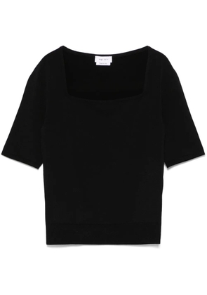Alexander McQueen fine-knit T-shirt - Black