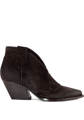 Elena Iachi Elena pointed-toe ankle boots - Brown