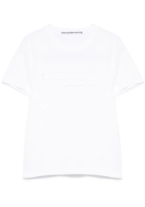 Alexander Wang logo-embossed T-shirt - White