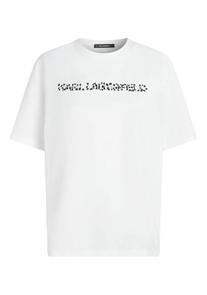 Karl Lagerfeld logo-detail T-shirt - White