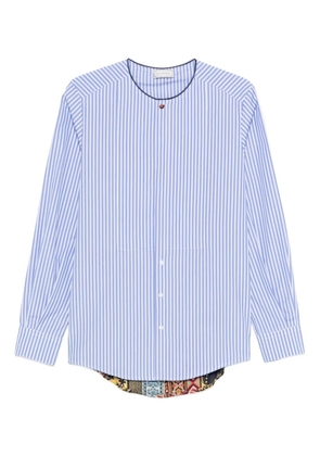 Pierre-Louis Mascia striped cotton shirt - Blue