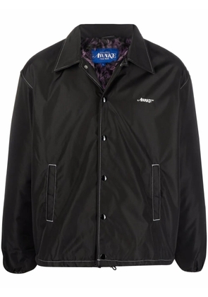 Awake NY embroidered-logo long-sleeve jacket - Black