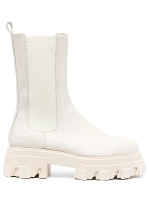 VAMSKO Molly chunky leather boots - Neutrals