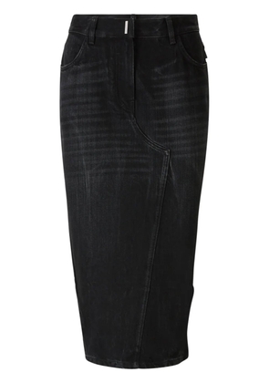 Givenchy asymmetrical skirt - Black