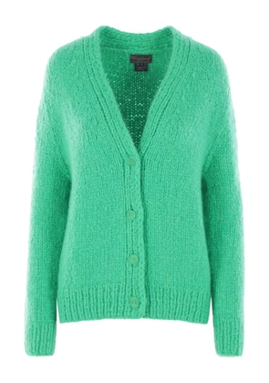 WOMMELSDORFF BERLIN V-neck ribbed-trim cardigan - Green