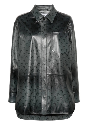 Marine Serre Moon Airbrushed overshirt - Grey