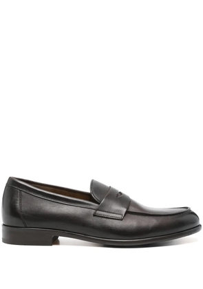 Doucal's leather loafers - Brown