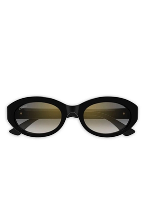 Cartier Eyewear oval-frame sunglasses - Black