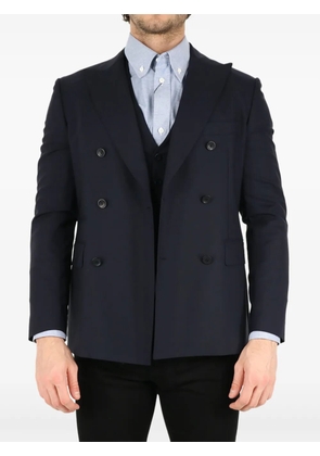 Tonello contrast-panel waistcoat - Blue