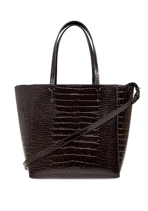 ANINE BING Embossed strap tote bag - Brown