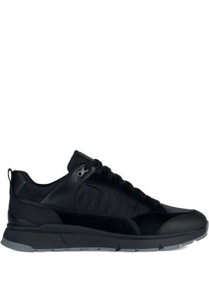 Geox Dolomia ABX leather panel sneakers - Black