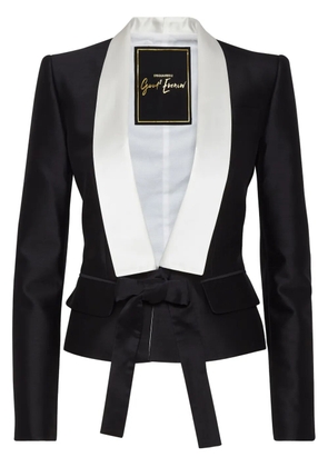 DSQUARED2 bow detailing cotton jacket - Black