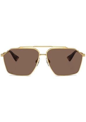 Dolce & Gabbana Eyewear square-frame sunglasses - Gold