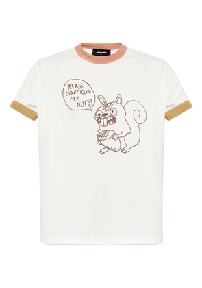 DSQUARED2 graphic-print short-sleeve T-shirt - White