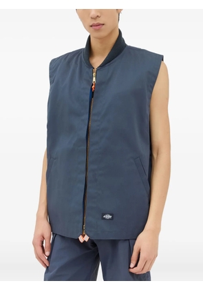 DICKIES zip-front sleeveless gilet - Blue
