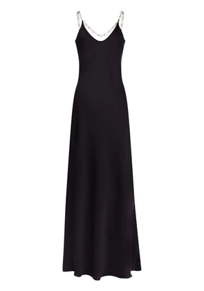Rabanne chain-link shoulder strap dress - Black
