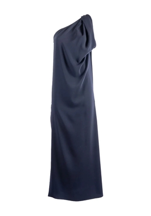 P.A.R.O.S.H. one-shoulder draped day dress - Blue