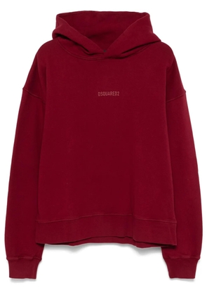 DSQUARED2 logo-raised hoodie