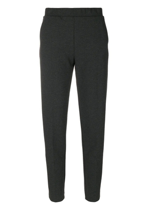 Le Tricot Perugia tapered crop trousers - Grey