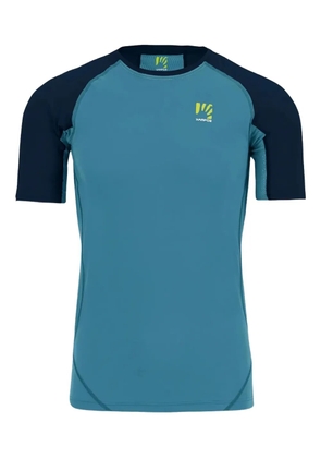 KARPOS contrast-panel short-sleeve T-shirt - Blue