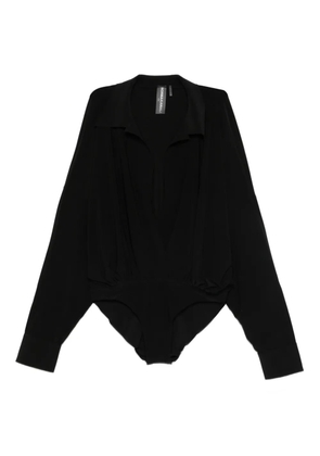Norma Kamali long-sleeve bodysuit - Black