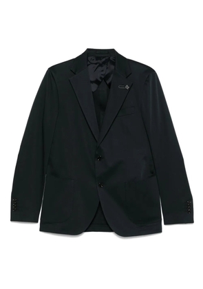 Lardini brooch-detail blazer - Blue