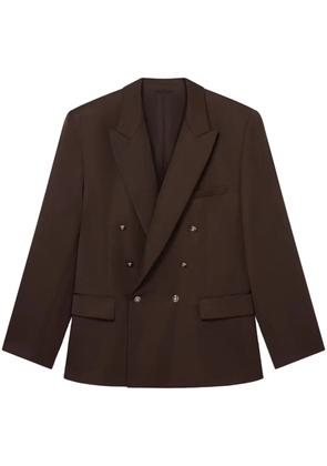 Casablanca peak-lapel blazer - Brown