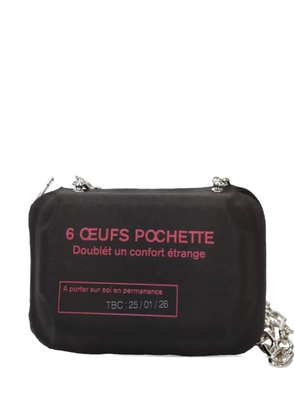 Doublet Egg Pack messenger bag - Black