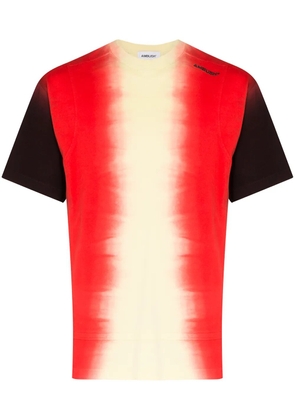 AMBUSH tie-dye panel T-shirt - Red