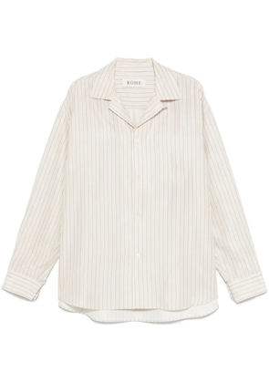 Róhe striped shirt - Neutrals