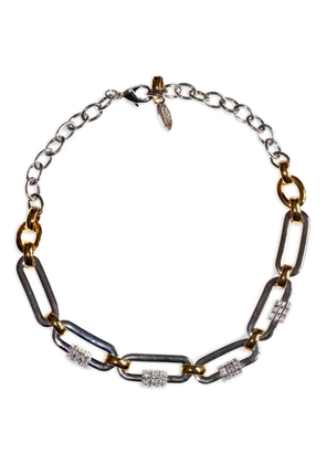 RADA' Bijoux rectangle-stone chain necklace - Silver