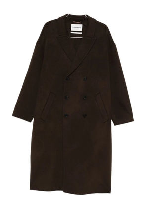AMARÁNTO double-breasted coat - Brown