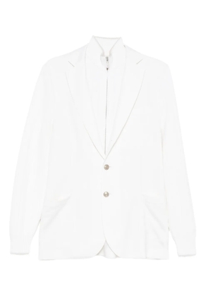 Eleventy single-breasted blazer - White