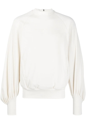Random Identities oversized rib-trimmed sweatshirt - Neutrals