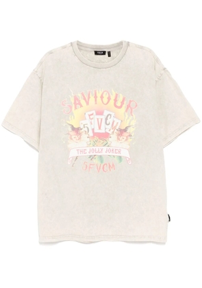 FIVE CM graphic-print T-shirt - Neutrals