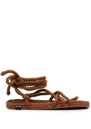 Nomadic State of Mind strappy rope flat sandals - Brown