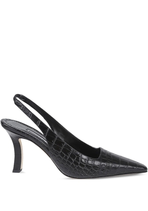 Manolo Blahnik 90mm slingback pumps - Black