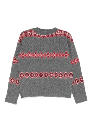 Cecilia Prado Carolina patterned sweater - Grey