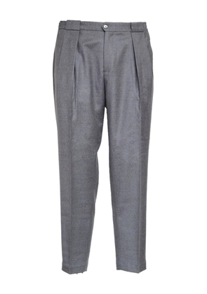 Briglia 1949 Portobello pleated-front trousers - Grey
